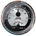 Faria Beede Instruments Platinum 4" Multi-Function - Tachometer -Voltmeter 22016